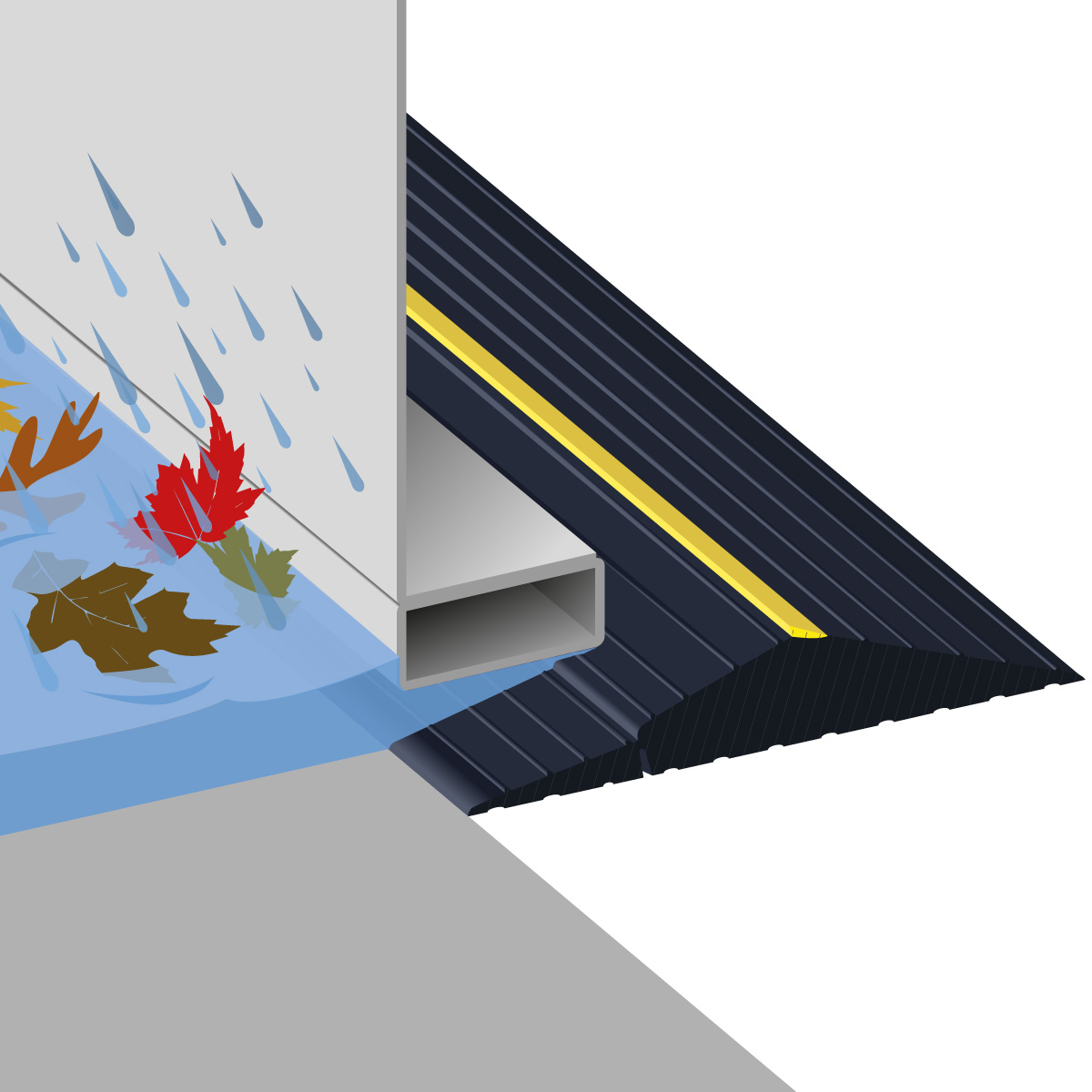 Best Garage Door Floor Weather Seal with Simple Design