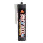 Sika Stixall Extreme Power adhesive and sealant cartridge for bonding and sealing virtually any material indoors or outdoors.