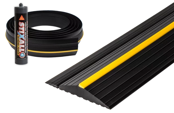 Weather Defender Original Garage Door Seal Kit with garage door threshold seal and adhesive.